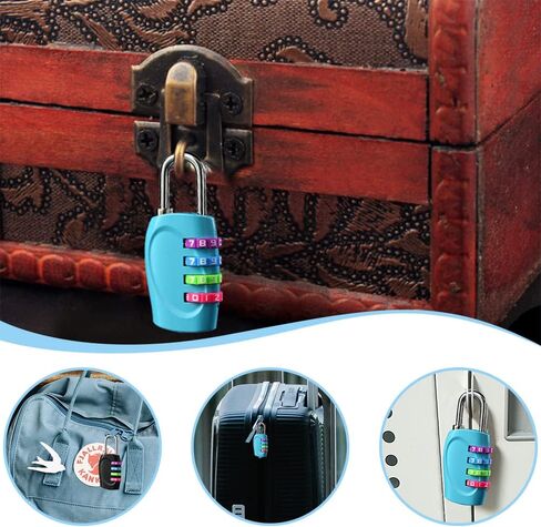 2 أقفال مكونة من 4 أرقام، أقفال مجمعة قابلة لإعادة التشكيل، أقفال للأمتعة الثقيلة، خزائن لموظفي المدرسة في صالة الألعاب الرياضية in Kuwait