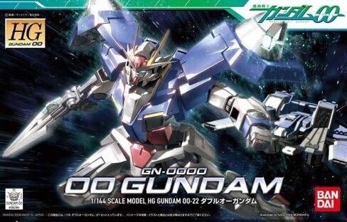 Bandai Hobby #22 00 Gundam HG, Bandai Double Zero Action Figure in Saudi Arabia