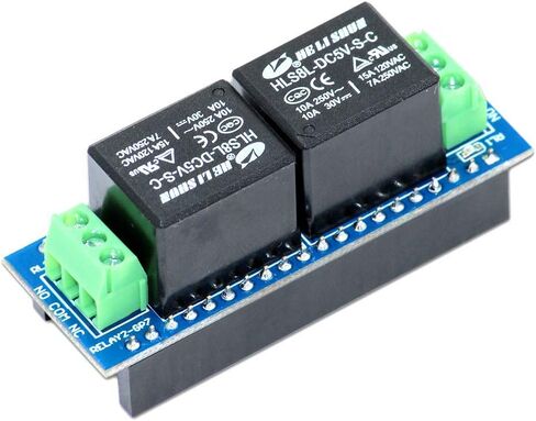 sb components Pico Dual Channel Relay HAT 2 Channel Relay Board for Raspberry Pi Pico in Saudi Arabia