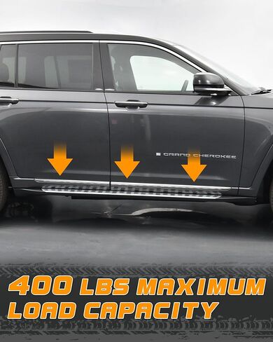 لوحات الجري Snailfly بخطوات جانبية مناسبة لـ 2021-2025 Jeep Grand Cherokee L 3-Row in Kuwait