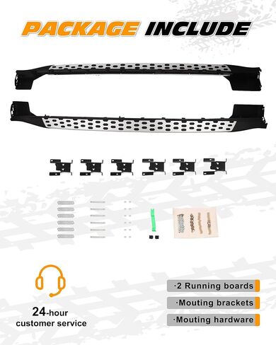 لوحات الجري Snailfly بخطوات جانبية مناسبة لـ 2021-2025 Jeep Grand Cherokee L 3-Row in Kuwait