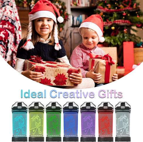 Kids Water Bottle with Video Game Design 3D Glowing LED Light-Tritan BPA Free,Perfect for Back-to-School Season, Girls, Boys, Kids, Holiday Camping, Picnic Gifts - 14 oz Travel Mug in Saudi Arabia