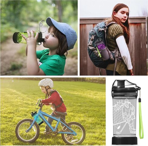 Kids Water Bottle with Video Game Design 3D Glowing LED Light-Tritan BPA Free,Perfect for Back-to-School Season, Girls, Boys, Kids, Holiday Camping, Picnic Gifts - 14 oz Travel Mug in Saudi Arabia