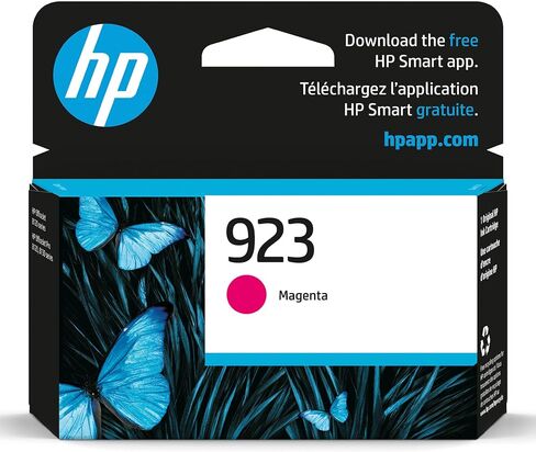 HP 923 Magenta Ink Cartridge | Works OfficeJet 8120 Series, OfficeJet Pro 8130 Series | Eligible for Instant Ink | 4K0T1LN in Saudi Arabia