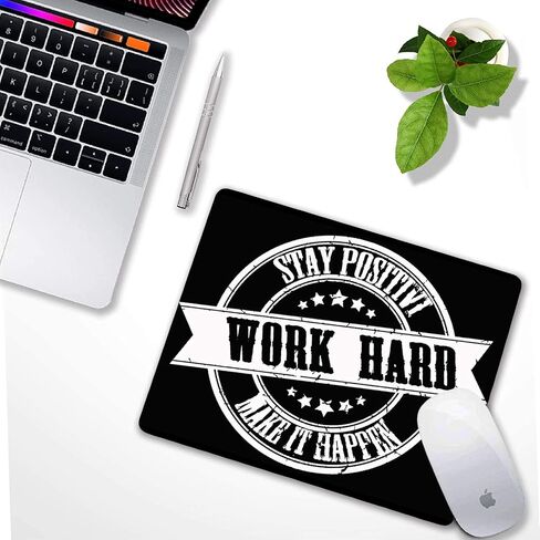 Dog Paw Mouse Pad Black Dog Paw Print and red Love Star Pattern on White Background Decor Gaming Mouse Pad Rectangle Non-Slip Rubber Mousepad for Computers Laptop 7.9x9.5 Inches in Saudi Arabia