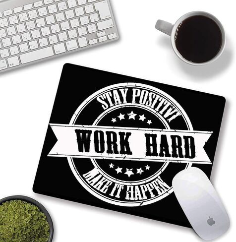 Dog Paw Mouse Pad Black Dog Paw Print and red Love Star Pattern on White Background Decor Gaming Mouse Pad Rectangle Non-Slip Rubber Mousepad for Computers Laptop 7.9x9.5 Inches in Saudi Arabia