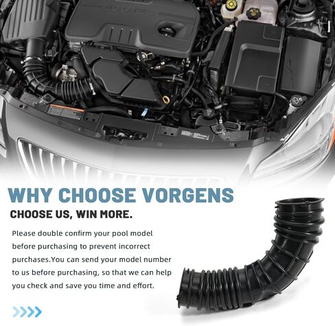 Air Takeover Intake Pipe Filter Hose Fit for Buick Regal 2009 2010 2011 2012 2013丨 for Chevy Malibu 2010 2011 2012 2013 2014#Replace 22951182 Engine Air Receiver Intake Tube Filter Hose in Kuwait