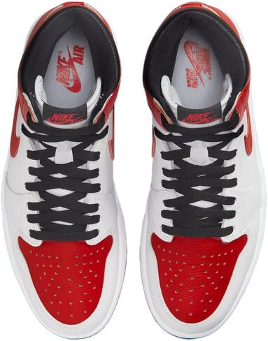 Jordan AIR Mens Air 1 Retro High OG 555088 161 Heritage - Size 8.5 in Saudi Arabia