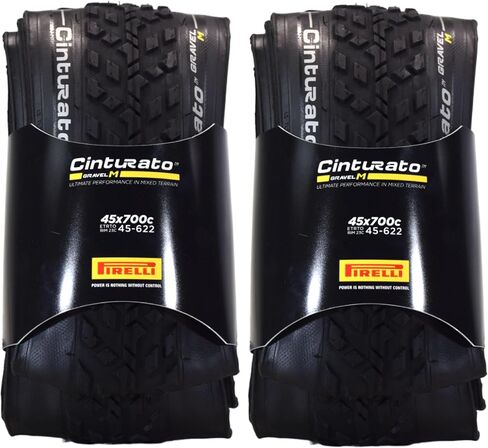 إطار دراجة Pirelli Cinturato Gravel M 45-622 (700 x 45c) - تصميم خاص بالحصى للأسطح المتنوعة - مركب SpeedGRIP لأداء فائق in Kuwait