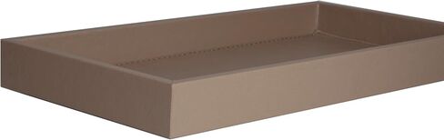 Valet Tray, Leather Tray, Elegant Key Jewelry Organizer, Desktop Organizer, Serving Tray, Yacht Accessories (Matte Camel, Large) in Saudi Arabia