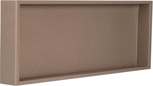 Valet Tray, Leather Tray, Elegant Key Jewelry Organizer, Desktop Organizer, Serving Tray, Yacht Accessories (Matte Camel, Large) in Saudi Arabia
