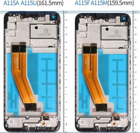 for Samsung A11 Screen Replacement [US Version] for Samsung Galaxy A11 LCD SM-A115U S115DL A115A A115W Display Touch Screen Digitizer Assembly Kit +Tools (Not A115F A115M) (Black no Frame, 161.5MM) in Saudi Arabia