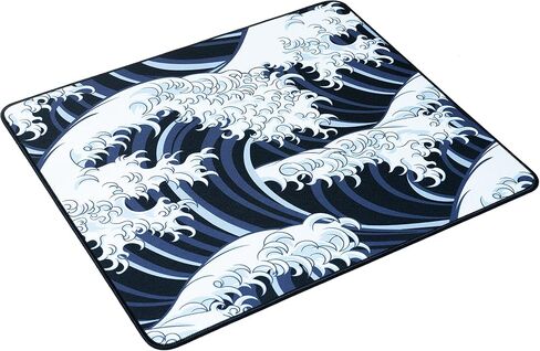 Locus Kurai Pastel XL Japanese Style Gaming Mouse Pad/Desk Mat - Large, Wide (XLarge) Artisanal Mousepad, Durable Hybrid Textured Surface | 18x16 Inch / 450x400mm [3mm Thick] in Saudi Arabia