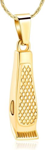 constantlife Cremation Jewelry Hair Clipper Memorial Necklace for Ashes Memorial Urn Pendant 316L Stainless Steel Keepsake for Men in Saudi Arabia