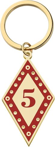 CENWA Fraternity Greek Number Keychain Line Number Keychain Friendship Gift for Men in Saudi Arabia
