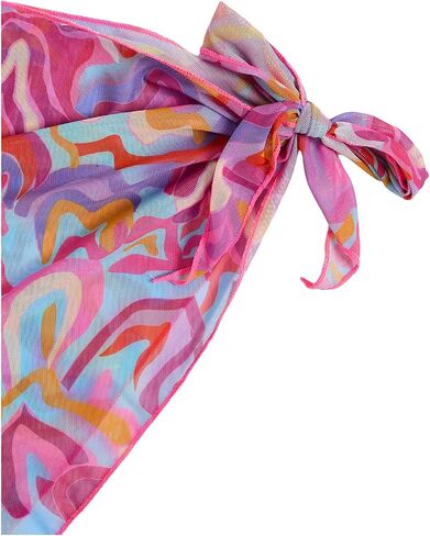 Women's 3 Piece Bikini Sets Halter Bathing Suit Swimsuit with Sarong Cover Up Skirts in Saudi Arabia