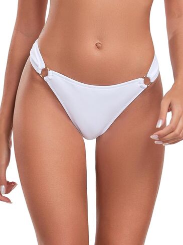 RELLECIGA Women's Low Waisted Thong Bikini Bottoms in Saudi Arabia