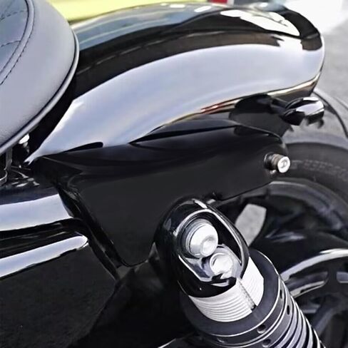 HDBUBALUS Motorcycle Rear Fender Short Mudguard Support Bracket for Harley Sportsters Iron XL 883 1200 48 72 Roadster Matte Black in Saudi Arabia
