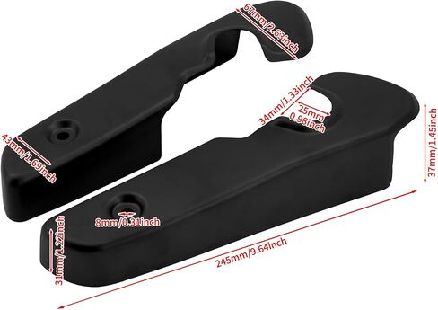 HDBUBALUS Motorcycle Rear Fender Short Mudguard Support Bracket for Harley Sportsters Iron XL 883 1200 48 72 Roadster Matte Black in Saudi Arabia