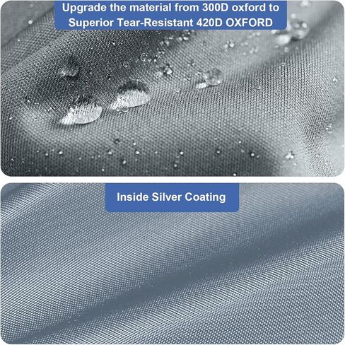 Kayak Covers for Outdoor Storage, Waterproof Heavy Wind Dust UV Tear and Fade Resistant Protection Sunblock Shield Kayak Accessories Canoe Cover for Fishing Boat Kayak Paddle Board in Saudi Arabia
