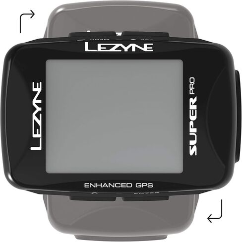 كمبيوتر دراجة LEZYNE Super Pro Performance GPS، وقت تشغيل 28 ساعة، قابل لإعادة الشحن عبر USB، ANT+ وبلوتوث ذكي، دراجات جبلية وطريق in Saudi Arabia