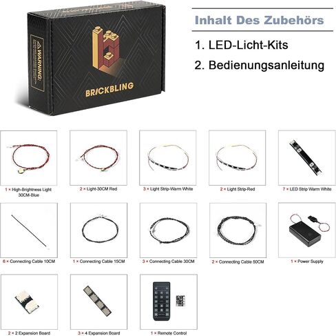 BrickBling LED Light for Lego 10341 NASA Artemis Space Launch System, Bricks Not Included (RC Version Light) in Saudi Arabia