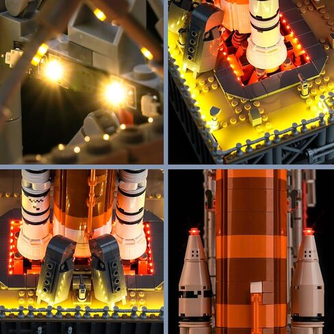 BrickBling LED Light for Lego 10341 NASA Artemis Space Launch System, Bricks Not Included (RC Version Light) in Saudi Arabia