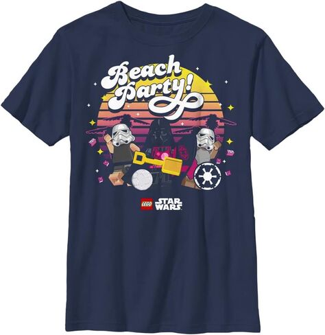 LEGO Kids Star Wars Empire Beach Party Boys Short Sleeve Tee Shirt in Saudi Arabia