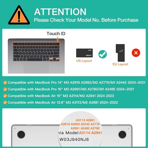 MOSISO Keyboard Cover with Solid Texture Compatible with MacBook Air 15 M3 A3114 M2 A2941/Air 13.6 M3 A3113 M2 A2681/Pro 14/16 M3 M2 M1 A2918 A2992 A2779 A2442 A2991 A2780 A2485, Antique Green in Saudi Arabia
