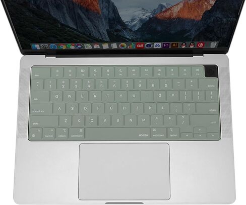 MOSISO Keyboard Cover with Solid Texture Compatible with MacBook Air 15 M3 A3114 M2 A2941/Air 13.6 M3 A3113 M2 A2681/Pro 14/16 M3 M2 M1 A2918 A2992 A2779 A2442 A2991 A2780 A2485, Antique Green in Saudi Arabia