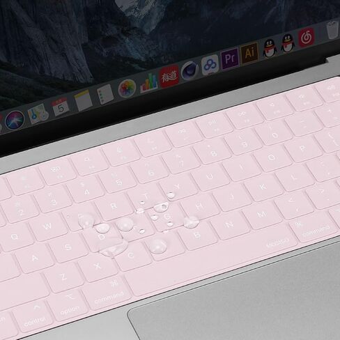 MOSISO Keyboard Cover with Solid Texture Compatible with MacBook Air 15 M3 A3114 M2 A2941/Air 13.6 M3 A3113 M2 A2681/Pro 14/16 M3 M2 M1 A2918 A2992 A2779 A2442 A2991 A2780 A2485, Antique Green in Saudi Arabia