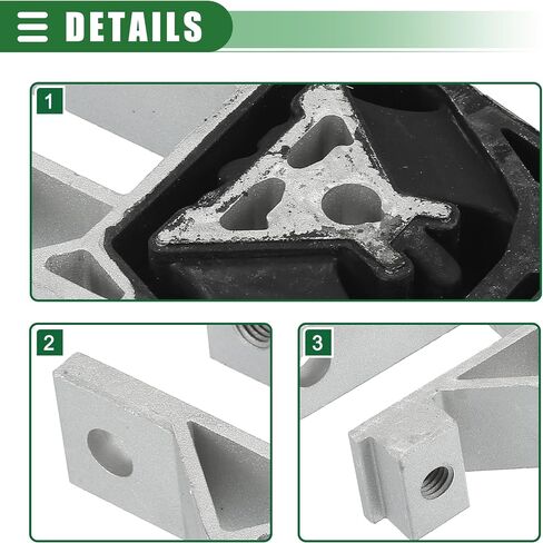 Motoforti Engine Motor Mount, Transmission Mount, for Ford Escape 1.5L 2015-2019, No.AV6Z6068B, Black, in Saudi Arabia