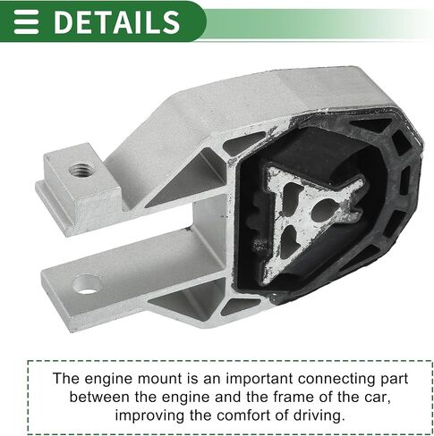 Motoforti Engine Motor Mount, Transmission Mount, for Ford Escape 1.5L 2015-2019, No.AV6Z6068B, Black, in Saudi Arabia