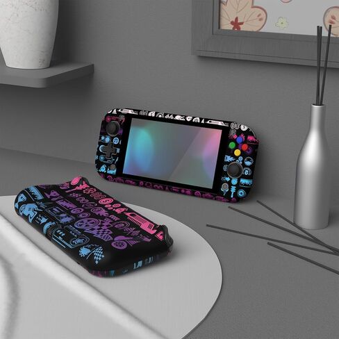 حافظة واقية من Playvital ZealProtect لجهاز Nintendo Switch Lite، غطاء مقبض ذو قشرة صلبة لجهاز Nintendo Switch Lite مع واقي شاشة وأغطية قبضة الإبهام وأغطية الأزرار in Saudi Arabia
