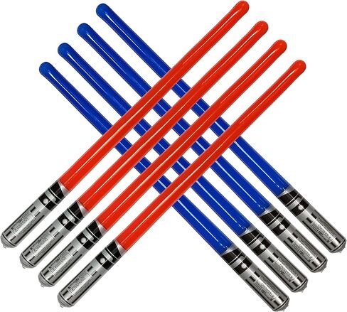 Pack of 8 Inflatable Light Saber Sword Toys - 8 Green Lightsabers - Pool, Beach, Party Favors, LARP, Halloween Costume, give Away, Christmas Stocking Stuffer in Kuwait