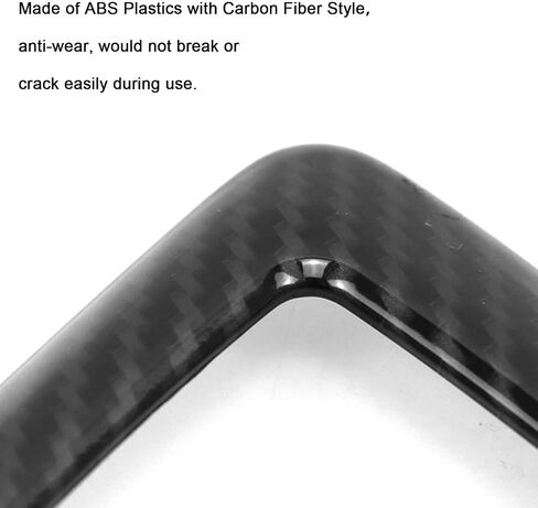 RYANSTAR RACING Carbon Fiber Gear Shift Knob Panel Frame Trim Compatible with BMW F20 F21 F22 F23 F30 F34 F35 F32 F33 F36 1 2 3 4 Series in Saudi Arabia