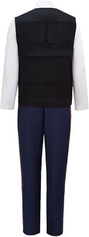 Adult Han Solo Costume Men Han Solo Cosplay Shirt Vest Pants Uniform Full Set for Halloween in Saudi Arabia