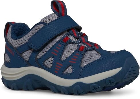 Merrell Kids Trail Chaser 2 Junior (Toddler) Hiking Shoe, Navy/Red, 8 Wide US Unisex in Saudi Arabia