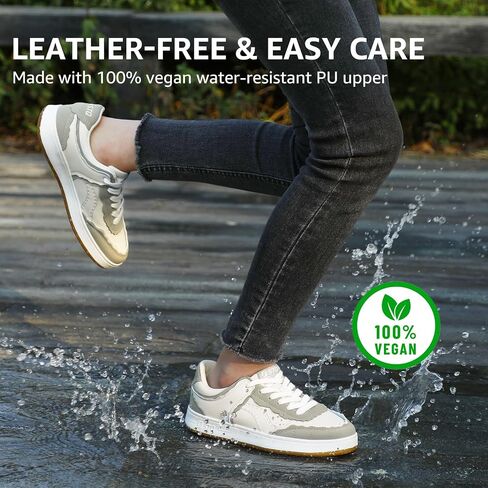 STQ Fashion Sneakers for Women | Lace Up Tennis Shoes Non Slip Comfortable Walking Sneakers in Saudi Arabia