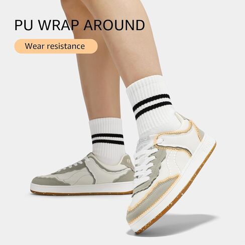 STQ Fashion Sneakers for Women | Lace Up Tennis Shoes Non Slip Comfortable Walking Sneakers in Saudi Arabia