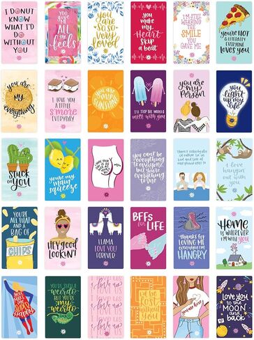 مجموعة بطاقات Love Note Card Deck من بلوم - بطاقات اقتباس عاطفية لطيفة - مجموعة من ثلاثين بطاقة مقاس 2 × 3.5 بوصة - تصميمات متنوعة in Saudi Arabia