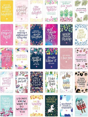 مجموعة بطاقات Love Note Card Deck من بلوم - بطاقات اقتباس عاطفية لطيفة - مجموعة من ثلاثين بطاقة مقاس 2 × 3.5 بوصة - تصميمات متنوعة in Saudi Arabia