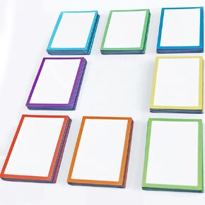 TOTiyea 32 Pack Magnetic Dry Erase Labels, Magnetic Label Stickers for Whiteboards, 3 x 5 Inches, Back to School