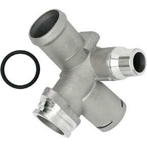 6D121132C 06D121132A Aluminum Coolant Hose Flange/Tee Elbow Quick Coupler Pipe for Audi A4/B7 2.0L/2.0T 2005-2009