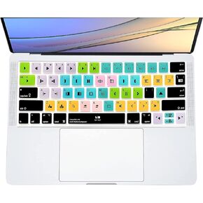 Avid Media Composer Shortcuts Keyboard Cover for MacBook Pro 14 16 M1 M2 MacBook Pro 13 15 Touch Bar Inch (A1989/A1706,A1990/A1707) 2018 2016 2017 2018 2019 2020 2021 2022