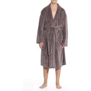 #followme Ultra Soft Plush Robe for Men with Shawl Collar