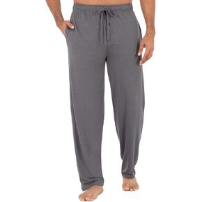 Fruit of the Loom Men's Beyondsoft Printed Knit Performance Sleep Pant (Small, Grey Stripe) in Saudi Arabia
