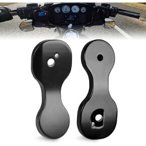 Goldfire Motorcycle Mirror Drop Brackets Adjustable Fairing Batwing Mirror Relocator Kit for Harley Touring Street Glide Electra Glide Tri Glide CVO Bagger Batwing 2014-2023 Accessories