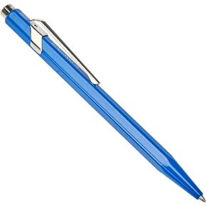 Creative Art Materials Caran D'ache Ballpoint Pen Metal Blue (849.160)