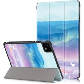 Case for Xiaomi Pad 6 11 inch,Slim Stand Hard Back Shell Protective Smart Cover for Xiaomi Pad 6/Pad 6 Pro 11" 2023 Case with Auto Wake/Sleep Function,Black